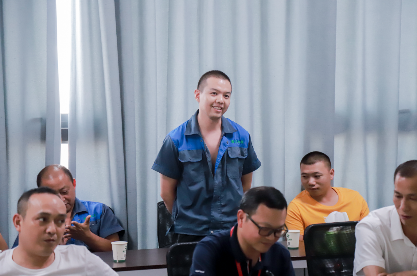 情滿中秋，共話未來。湘江電纜工會舉行中秋茶話會